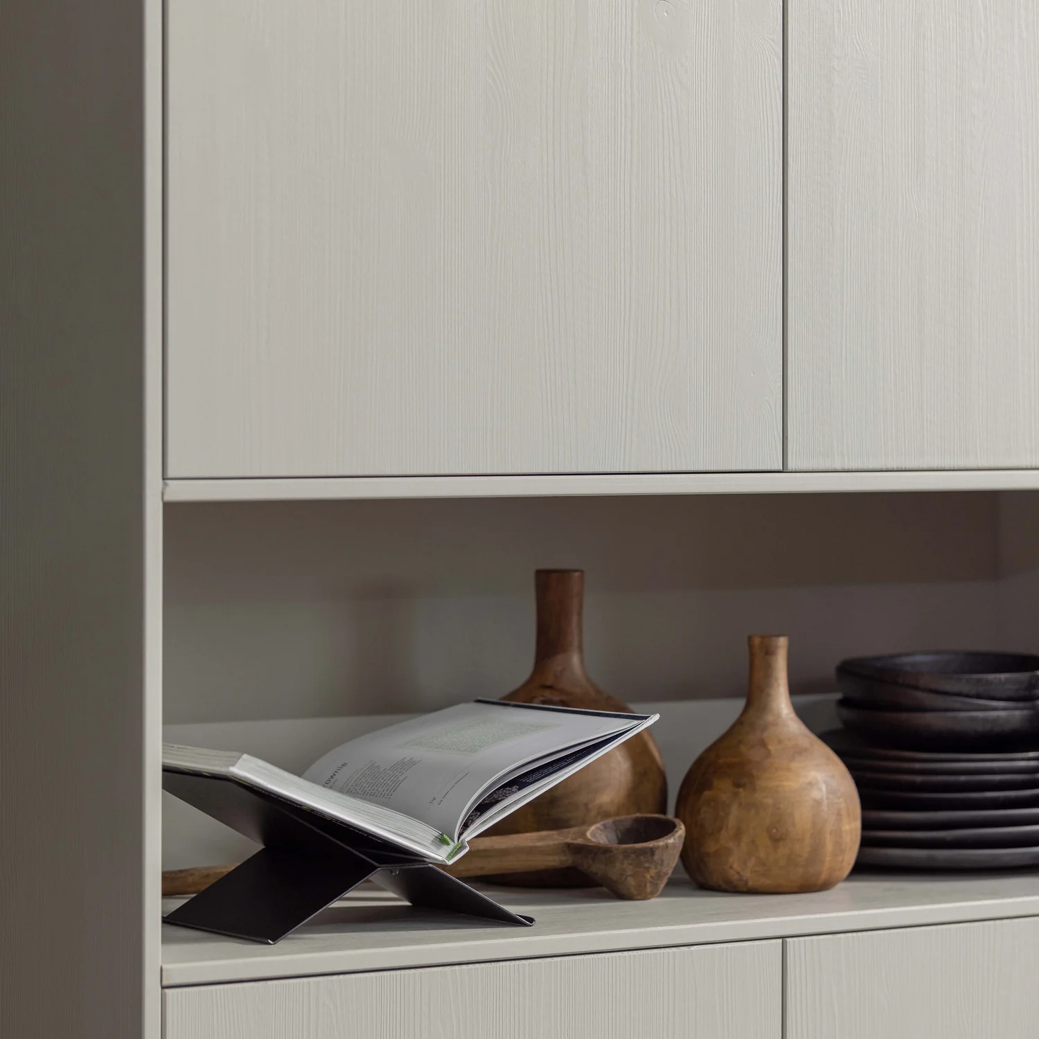 Brook boekenstandaard liggend metaal zwart - Afbeelding 8