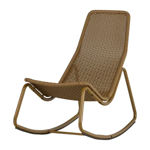 Tom tuin schommelstoel honinggeel