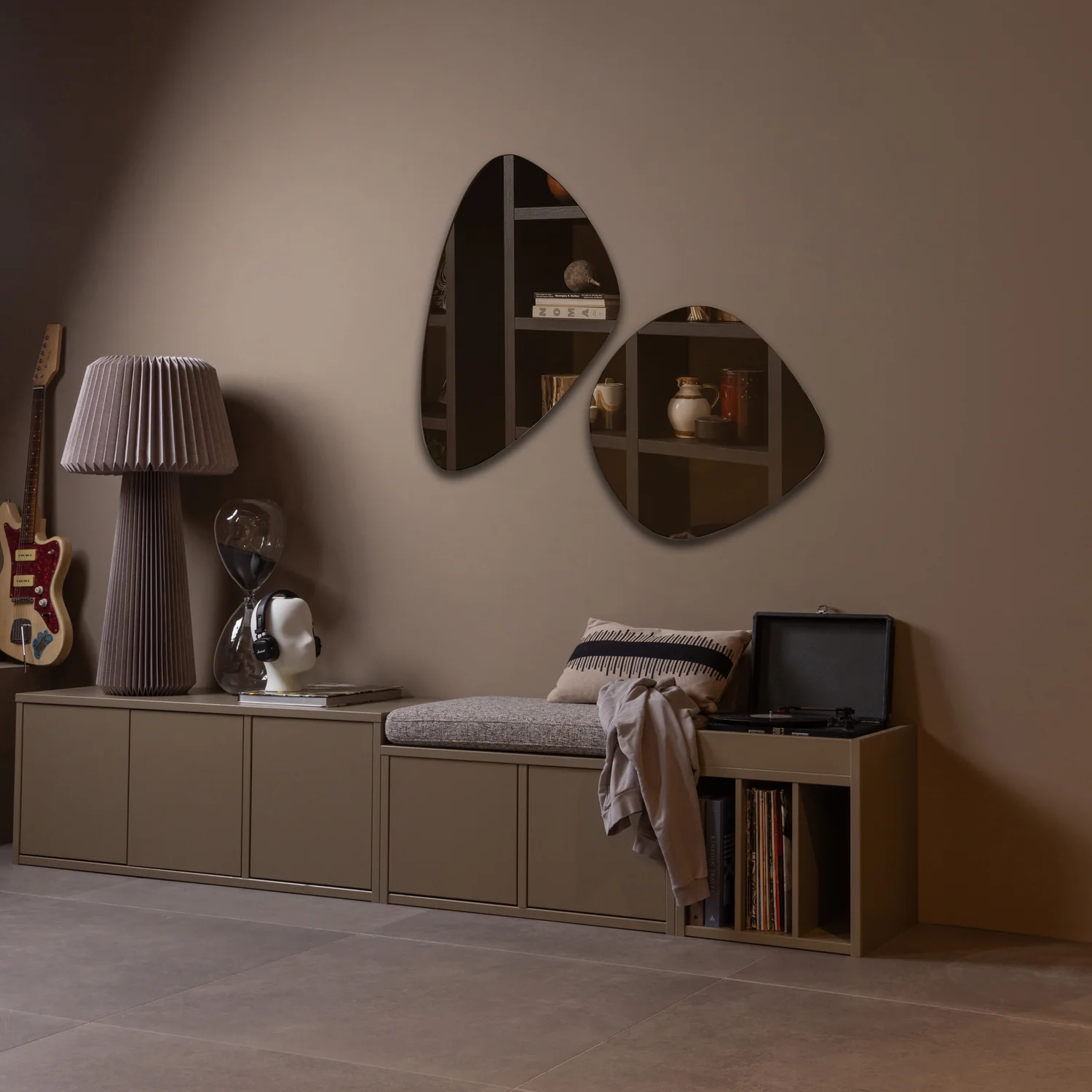 Turner tv meubel grenen mud - Afbeelding 5