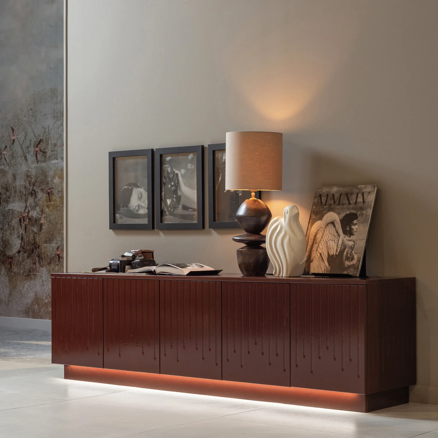 Optiepakket ledstrip zwart/wit 170 cm - Afbeelding 4